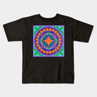 MANDALA Yantra (11) Kids T-Shirt